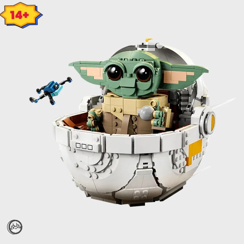 

2025 1048 шт., мультяшная серия, модель коляски Hover, строительный блок, древний набор, собранная игрушка, детский подарок на день рождения