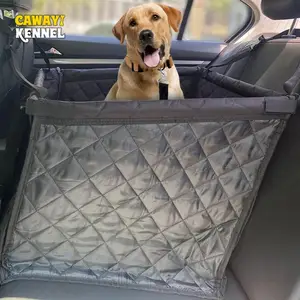 Foldable Dog Car Seat with Waterproof Pad Dog Hammock Adjustable Backseat Safety Belt Pet Carrier for Small Medium Dogs Cat AliExpress