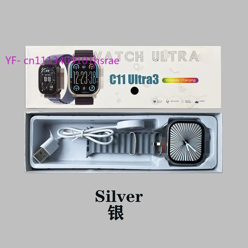 S11 Ultra Sports Smart Watch, Bluetooth Call Smartwatch Heart Rate Blood Pressure SpO2 Monitor Fitness Watch