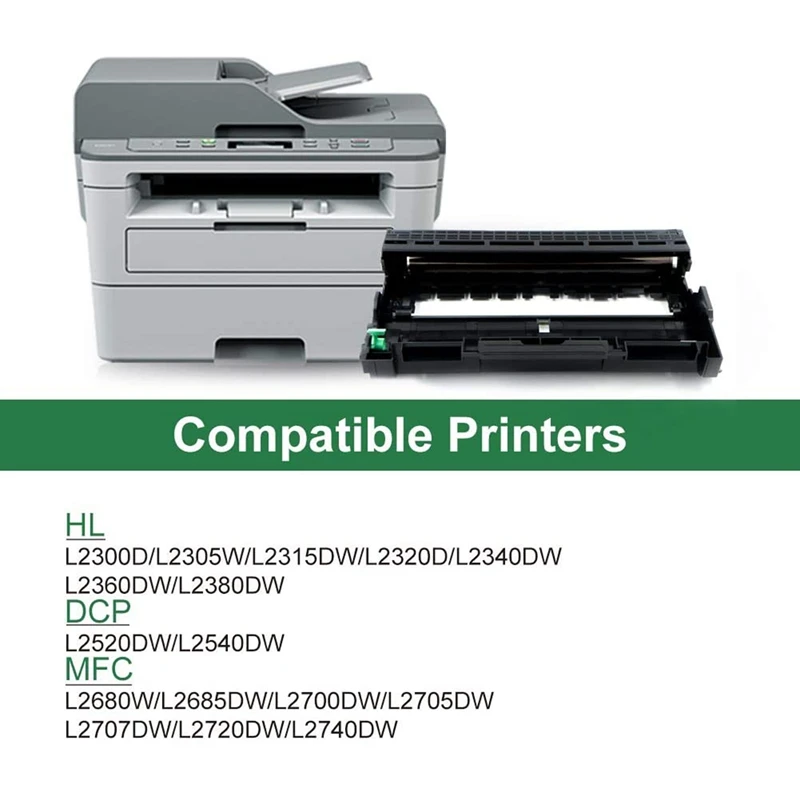 Compatible Drum Unit Replacement For Brother DR630 For MFC-L2700DW HL-L2380DW DCP-L2540DW MFC-L2740DW MFC-L2685DW