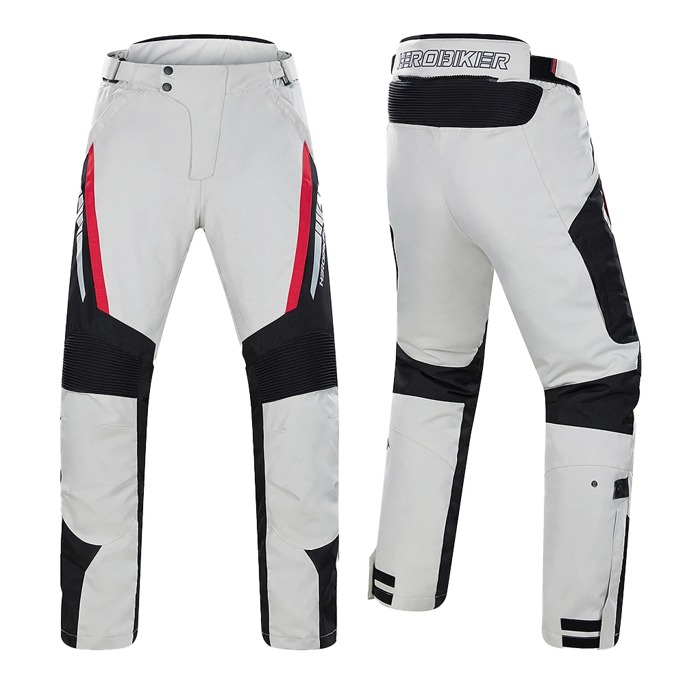 

Мужские мотоциклетные штаны, водонепроницаемые и теплые штаны для верховой езды, внедорожные мотоциклисты, анти-осенние и светоотражающие штаны для верховой езды