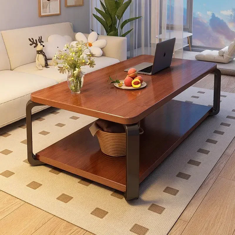 Coffee table living room household small apartment 2026 new table simple rental house simple office square tea table