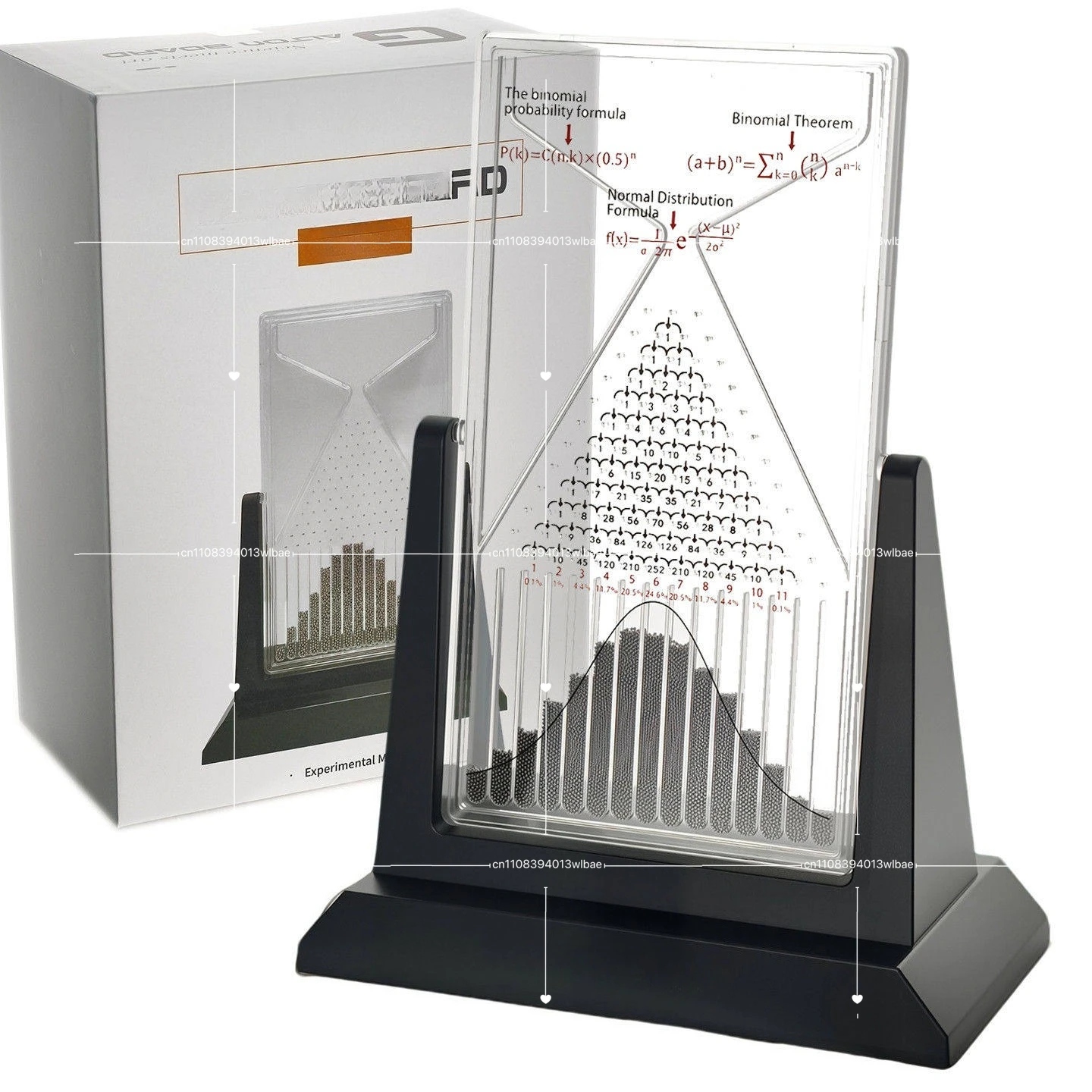 Galton Plate Dalton Nail Plate Normal Distribution Model Science, Decompression Mathematics Probability Enthusiast Gift