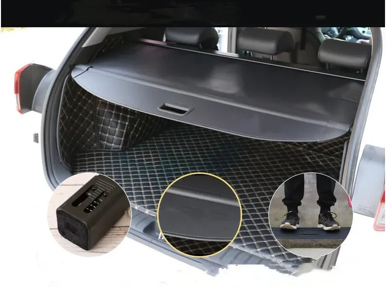 

Задняя крышка багажника для kia sportage R 2010-2017, перегородка, занавеска, козырек багажника, защитный щит автомобильные товары