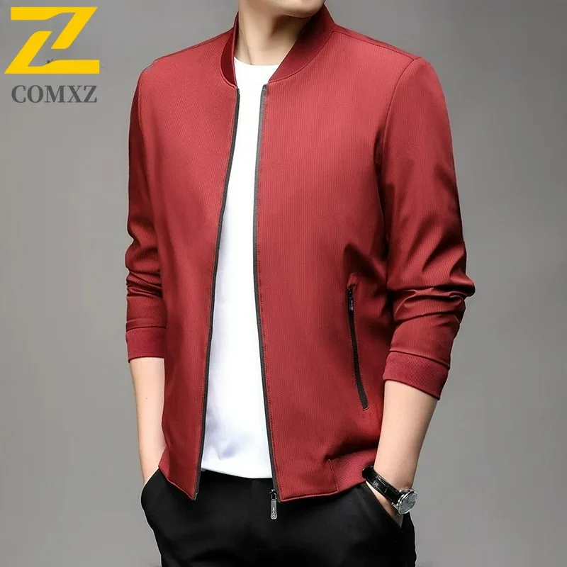 

COMXZ американские куртки с воротником-стойкой, свободные, высокого качества, дышащие, для походов, рыбалки, плащ, осенняя мужская байкерская куртка