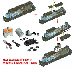 Nuovo PF 88002 Set velocità telecomando treno motore adatto per 10219 Container motorizzati treni mattoni Kit MOC Building Blocks giocattoli