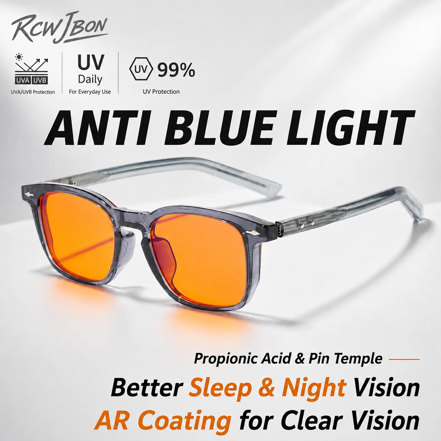 Gaming Glasses Blue - Luxury Anti Blue Light Glasses Red