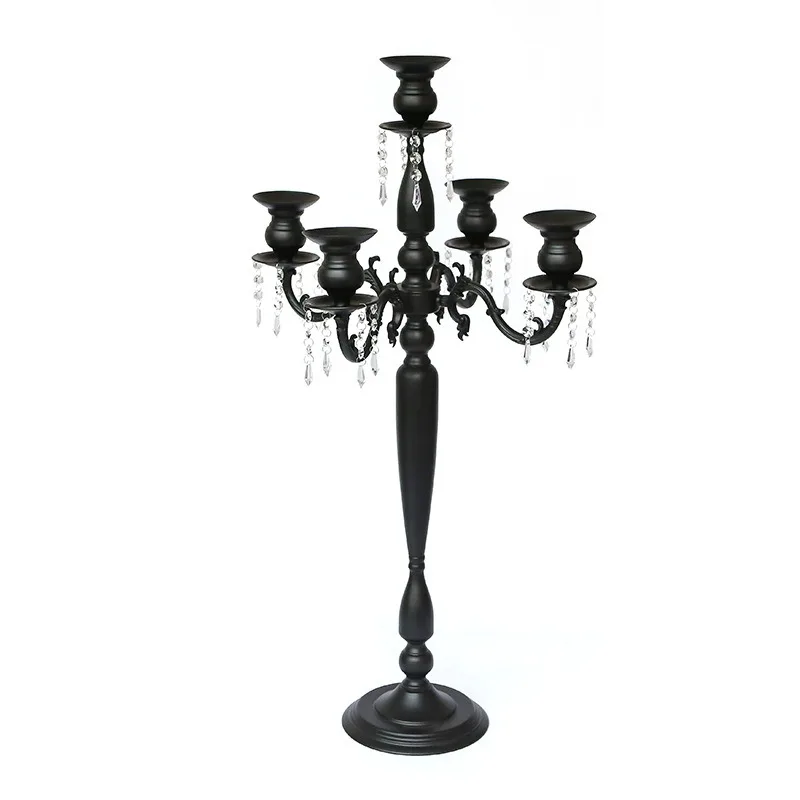 Quality Customised Size Gold Plated Iron Candelabra Candle Holders Durable Heat Resistant Home Decorative Lanterns for Hotels