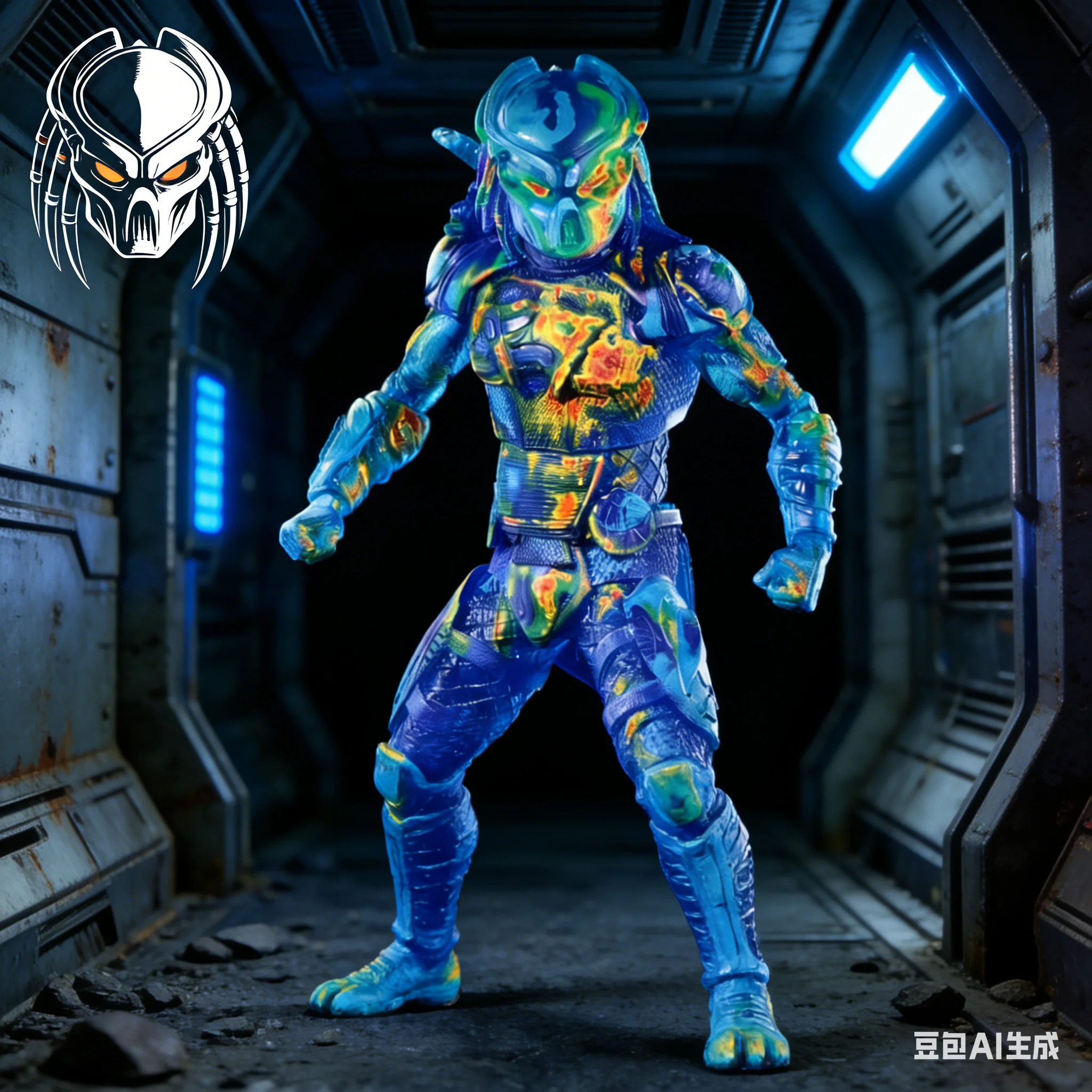 

Thermal Vision Fugitive Predator 2018 Movie Version 7 Inch Articulated Action Figure Collectible Model Collectors