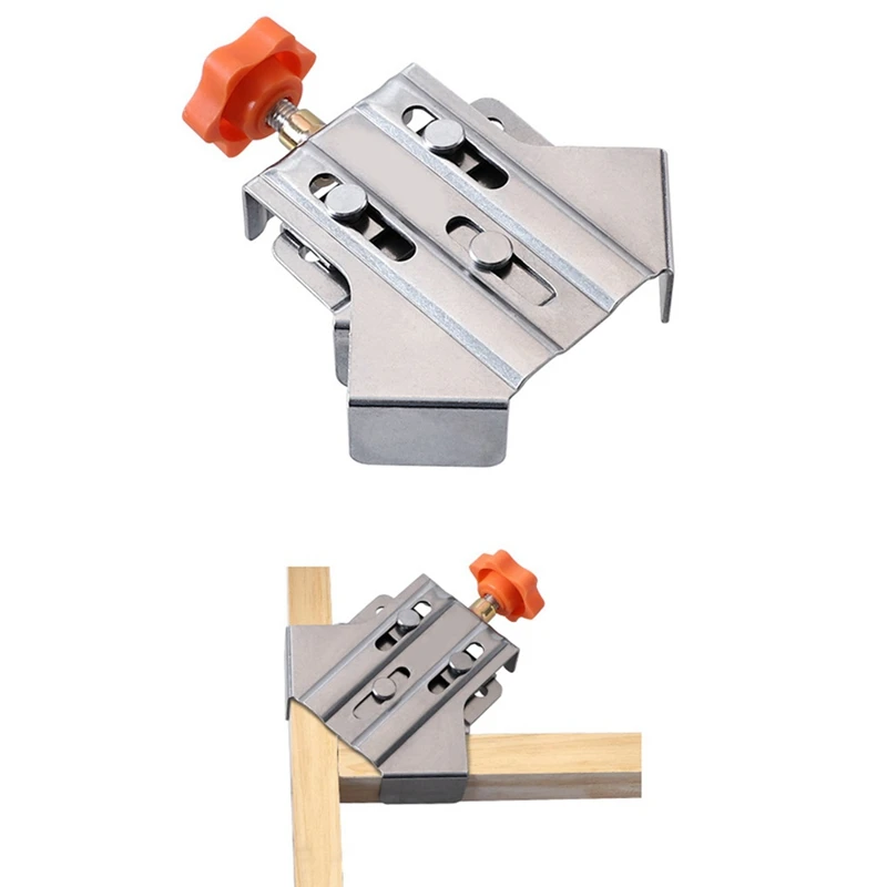 Carpenter Quick Positioning Clamp For Wood Panel Splicing 90 Degree Right Angle Fixing Clips Right Angle Clamps-Open Easy To Use