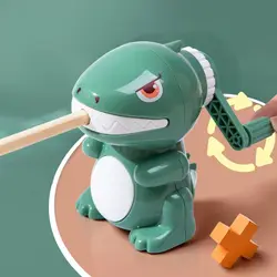 Handkurbel niedlichen Dinosaurier Druck bleistift Anspitzer tritt automatisch führen kreative Cartoon Briefpapier Büro Schule Supplie