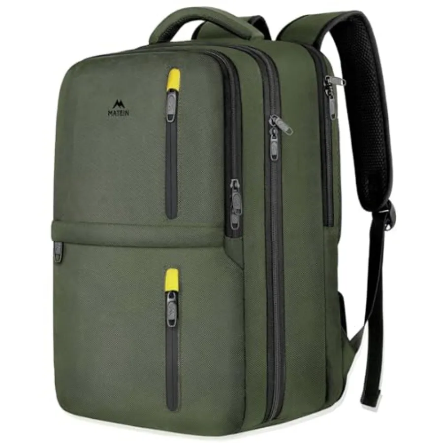 

Extra 45L Travel Backpack, Airline Approved Carry on Backpack with USB Port and Shoe Compartment, Water Resistant Luggage Colle