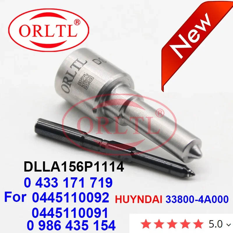 

Commmon Rail Nozzle DLLA156P1114 0433171719 for 0 986 435 154 HUYNDAI 0445110092 0445110091 0986435154 HUYNDAI 33800-4A000