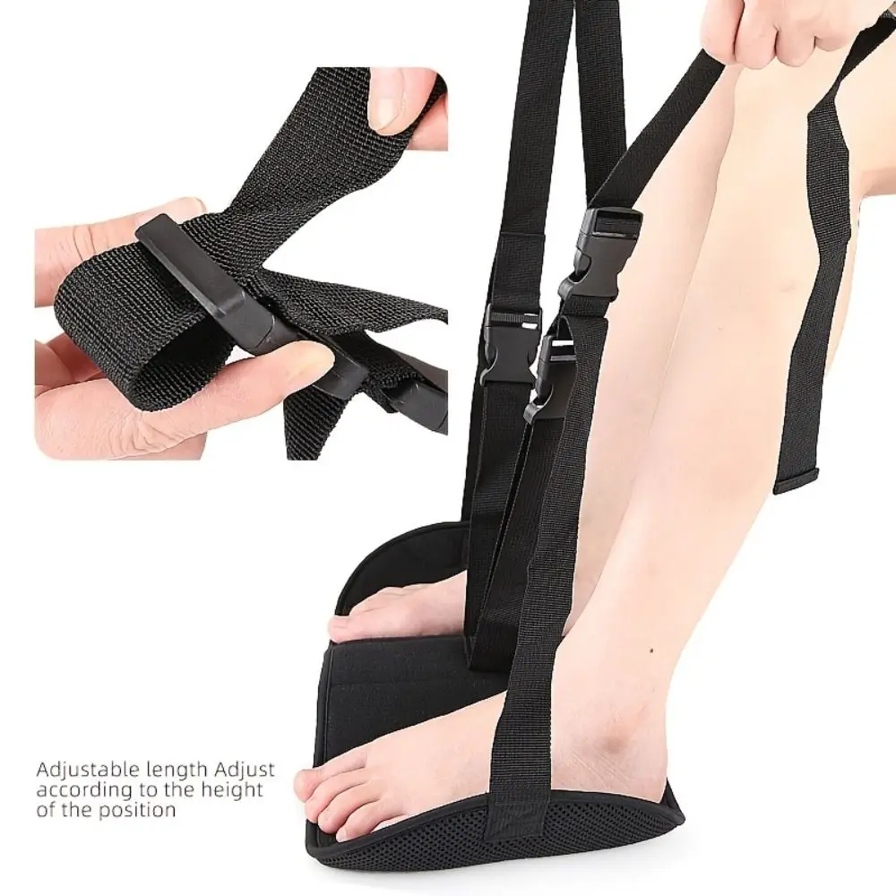 Adjustable Airplane Foot Hammock Breathable Lightweight Travel Hanging Footrest Comfortable Foldable Leg Comfort Mat Office Use