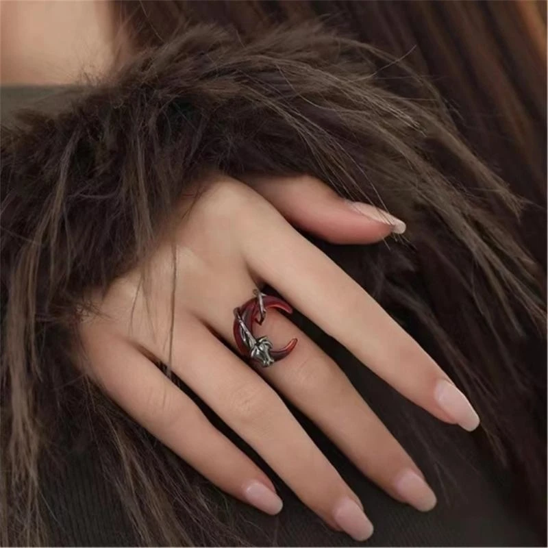 و Rose Open Open Ring Finger Band Band Band Band Jewelry للارتداء اليومي والمناسبات الخاصة