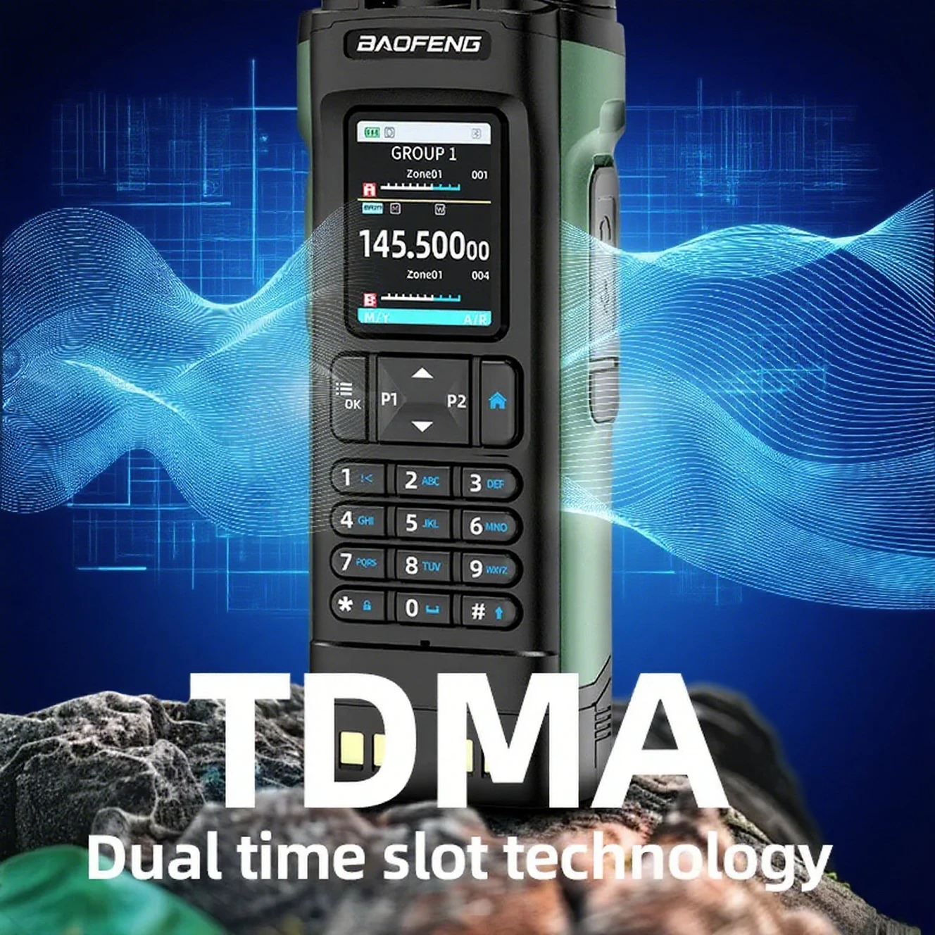 

BAOFENG DM32 Walkie Talkie DMR GPS 10W Programming Multi Band Wireless Copy Frequency Type-C outdoor camping Hunting Ham radio