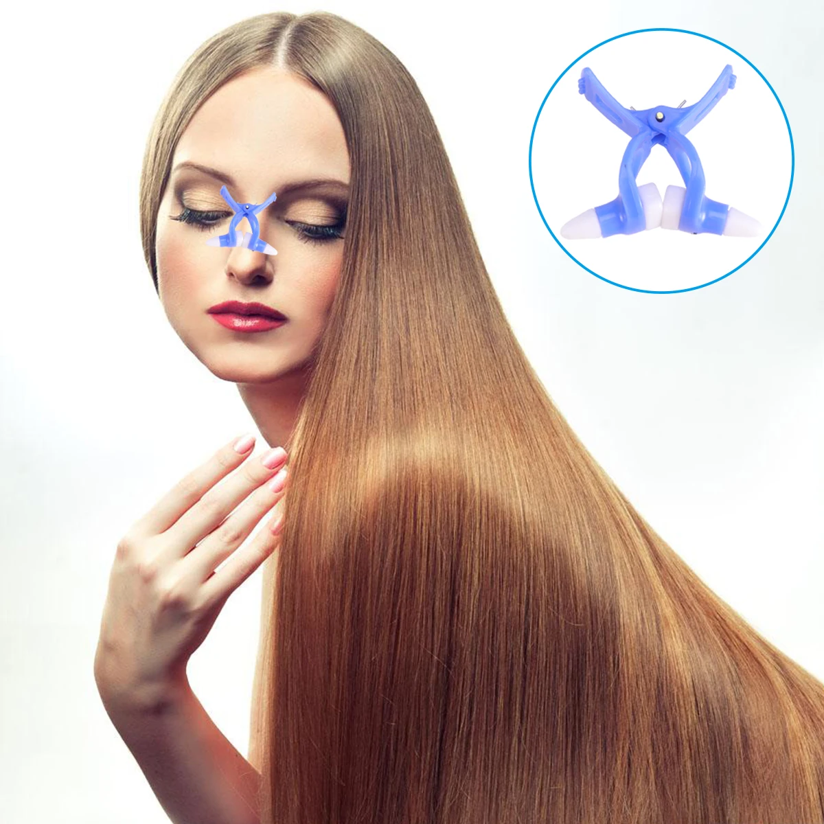 مشبك جسر الأنف قابل للتعديل لاستقامة الأنف اليومية، أداة تشكيل سهلة التنظيف وغير الغازية، جهاز تجميل للعناية بالبشرة #5