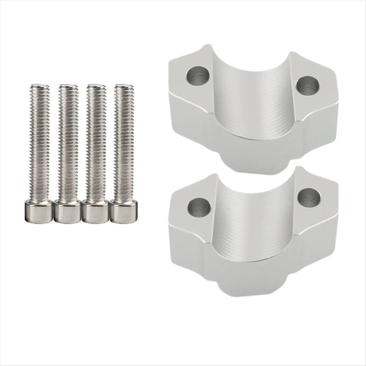 A67F For Yamaha XSR900 2016-2024 Motorcycle Accessories Handlebar Riser Drag Handle Bar Clamp Extend Adapter Silver