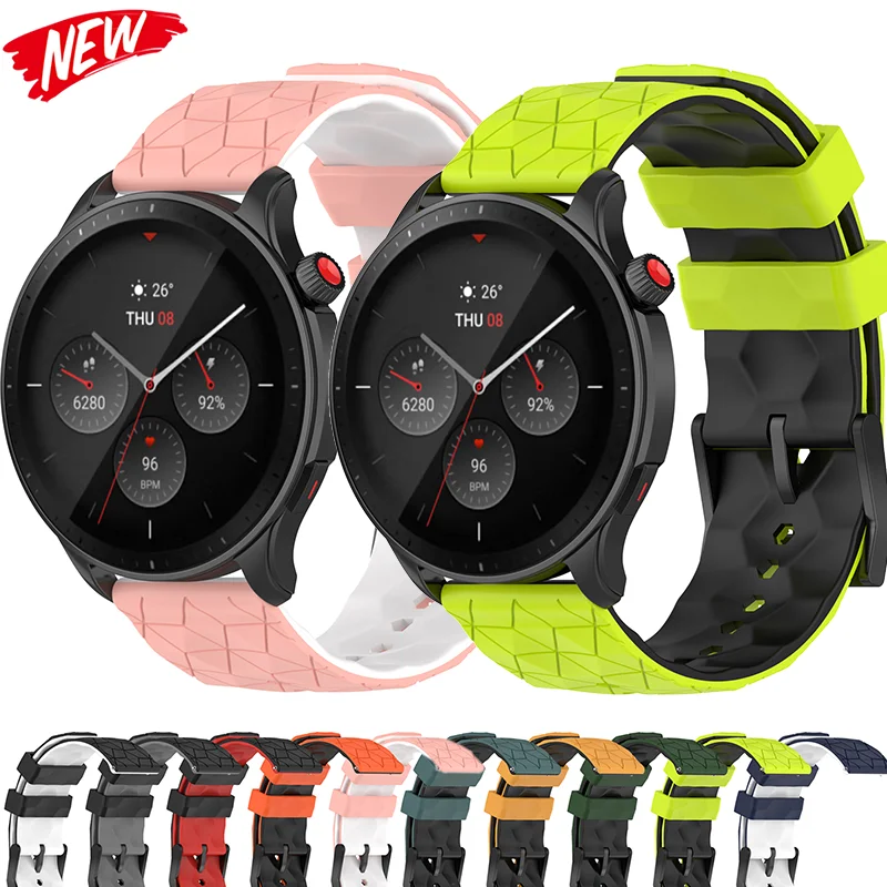 Fußball Band Für Xiaomi Mi Uhr/Mi Uhr Farbe Strap Armband Atmungsaktive 22mm Uhrenarmbänder Für Xiaomi S1 Aktive armband Correa