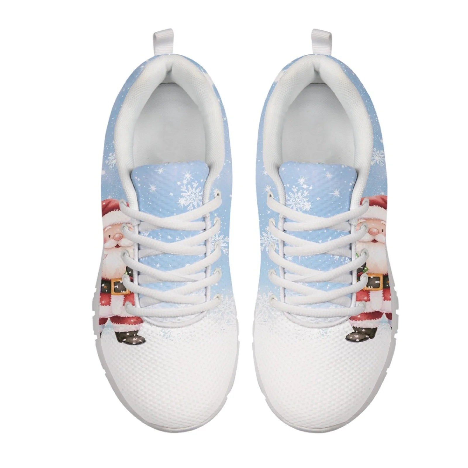 Coloranimal Snowflake Running Shoes Featuring Breathable Mesh, Soft EVA Sole Sneakers for Outdoor Running for Men and Women