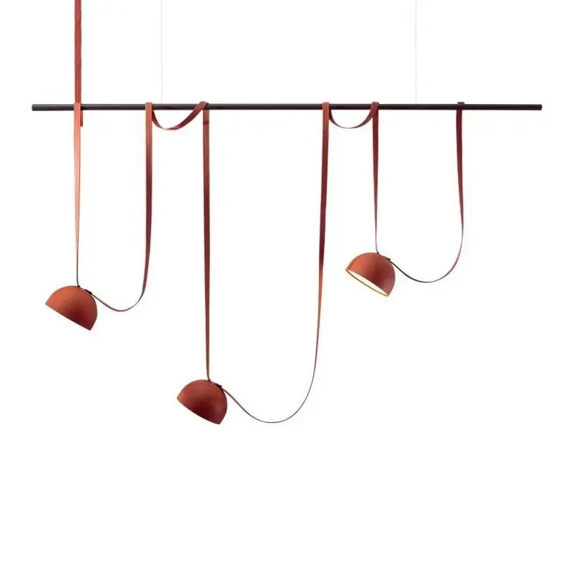 Designer Restaurant Pendant Light Modern Minimalist Nordic Front Island Table Unique Artistic Minimalist Bar Counter Long Strip