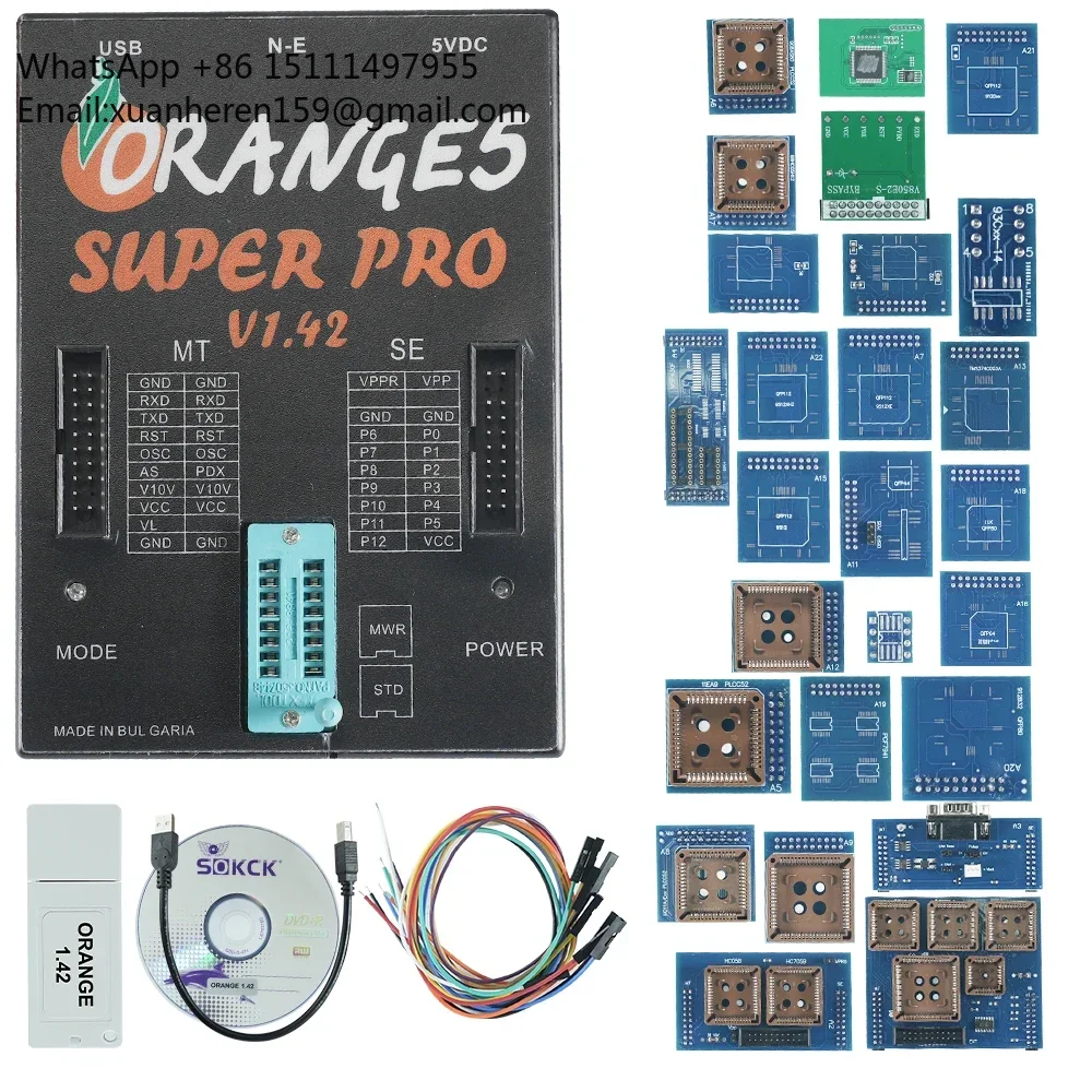 

Orange5 1.42 ECU Programmer for Toyota for Suzuki for Hyundai Adds More Ecu Mcu List Program