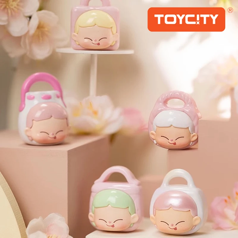 

4pcs/bag Toycity“MiKA'S Curated Mini Bag”Blind Box Diy Action Figure Decoration Cute Cartoon Periphery Mystery Box Toys Gifts