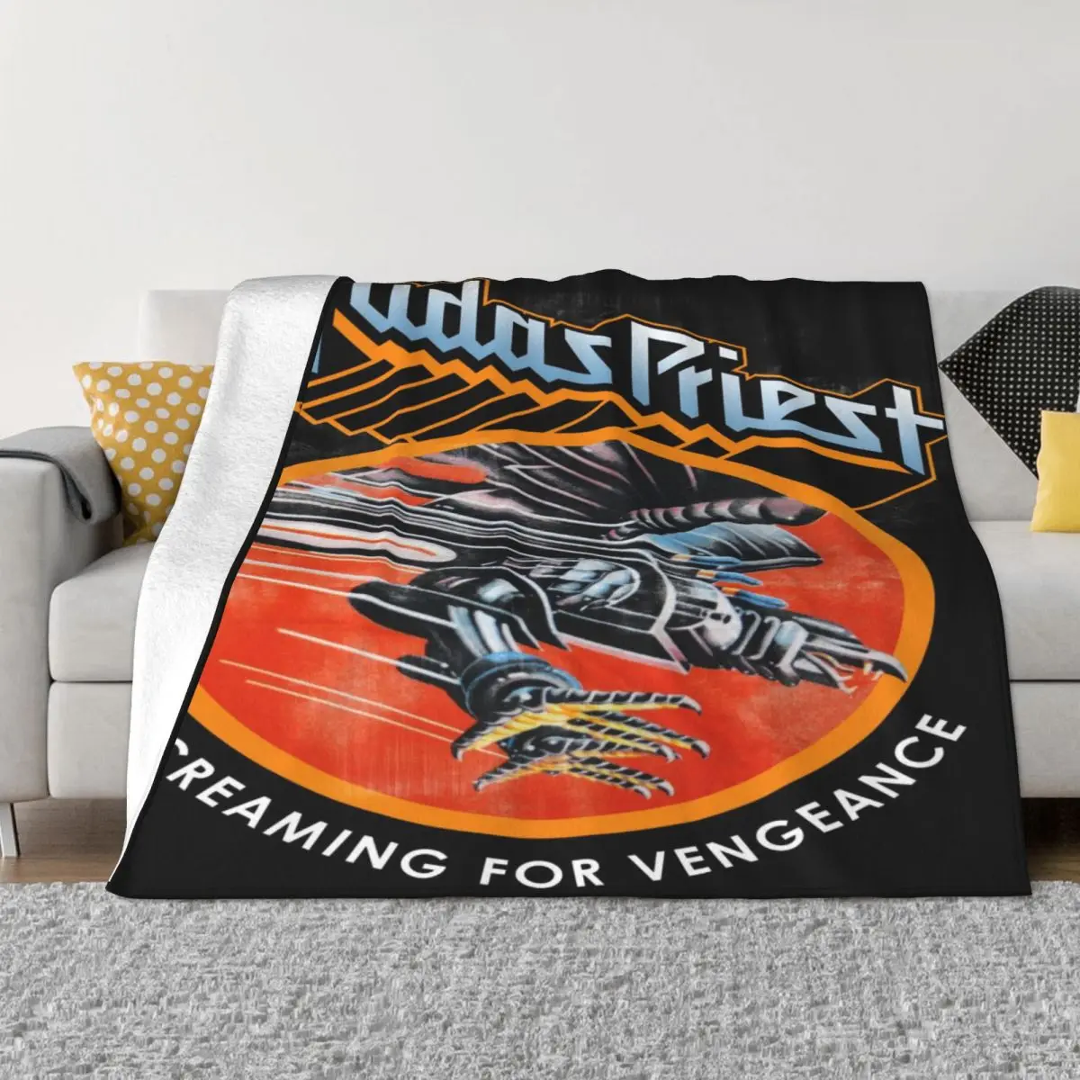 Judas Priest Firepower 543 Blanket Knee Blanket Custom Blanket Personalized Throw Blanket