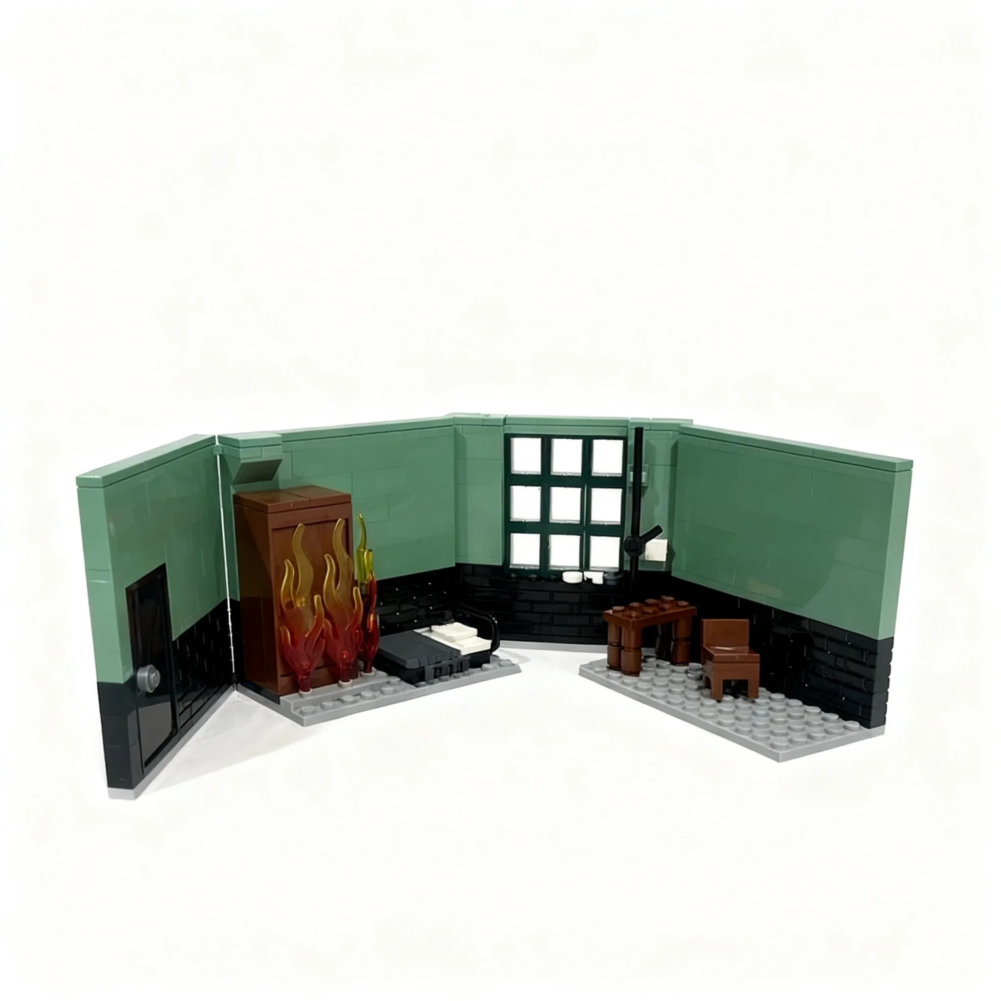 255pcs MOC Harry HP - Dumbledore Meets Tom Riddle Model Building Blocks Architecture Christmas Gifts Toy Collection Birthday