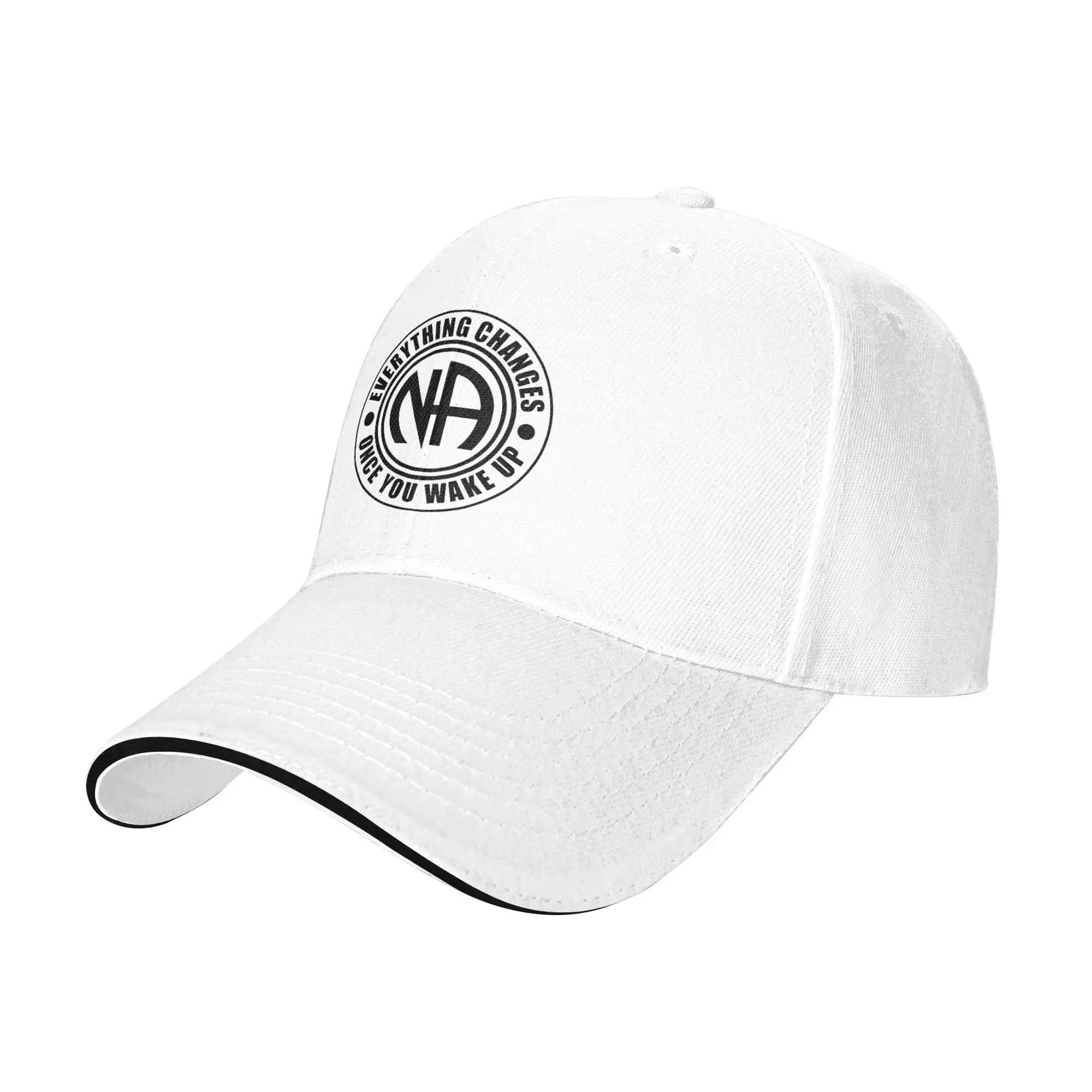 Summer Baseball Cap Everything Changes Once You Wake Up NA For Men Women Trucker Hats Retro  Snapback Hat Adjustable Fit