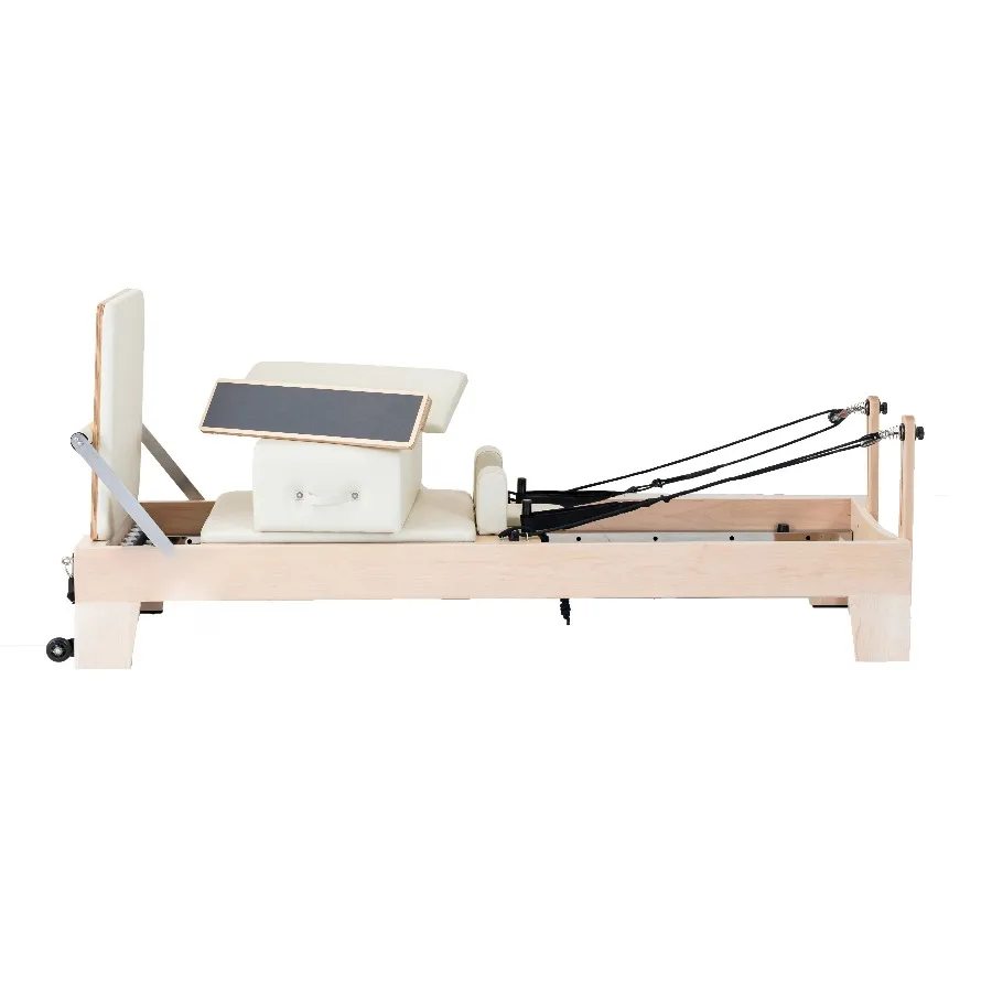 Fitness Yoga Gym Pilates Core Bed Ladder Barrel Home Exercise Use Wood Pilates Reformer Machine Set pilates reformer view 3