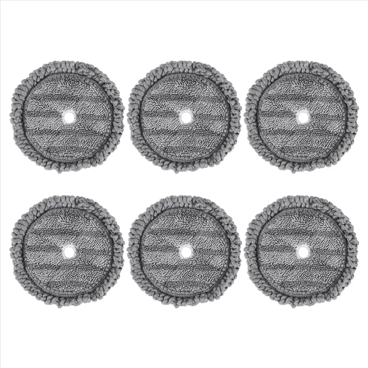 AT17 6 шт. сменные подушечки для швабры, тряпки для LG A9, ткань для паровой швабры, пылесос, робот, машина для мытья полов, ткань для чистки, запасные части