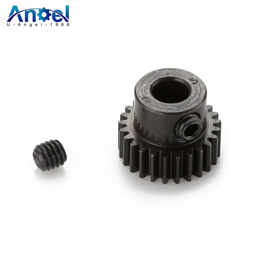 

Hobbywing 48P 23T 21T 25T 5mm Shaft Steel Pinion for Rc Car Motors RC Hobby Motor Gear