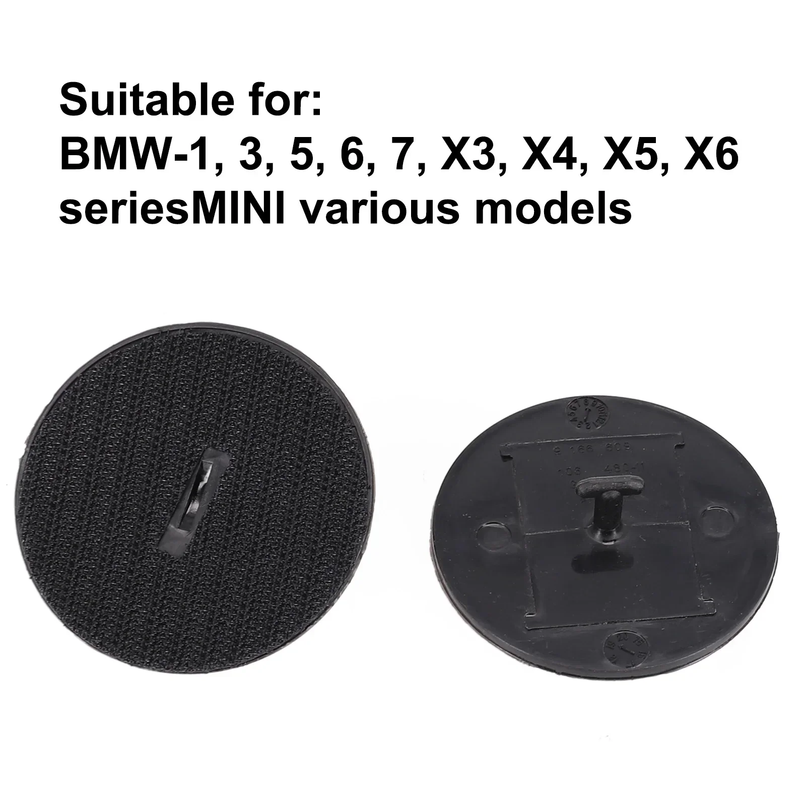 2pcs Car Floor Mat Clip T Anchor Plate Lock For BMW -1, 3, 5, 6, 7, X3, X4,, X6 Series ,For MINI Various Models 07149166609