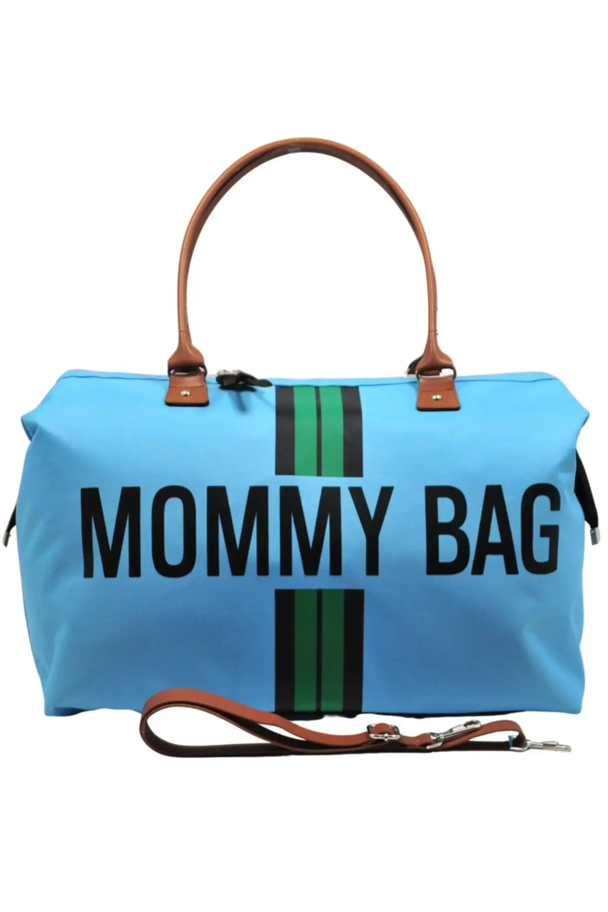 DOLBOVI Mommy Bag Exclusive design striped blue mother baby care and women Bag Hospital Bag