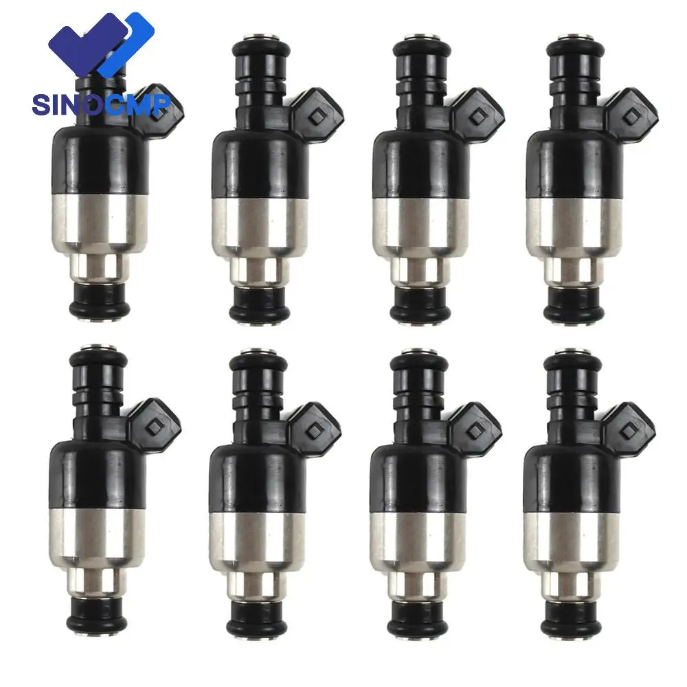 

8 шт. топливная форсунка 25180245 802632T 9-33104 для 1998-2000 Mercruiser 454 BB 340 л.с. 7,4 л GM 454 V-8 MAR104-8N