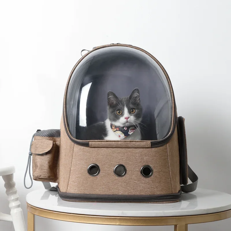 Cat Bag Capsule Pet Backpack Wholesale Travel Outdoor Portable Pet Dog Carriers Bags Cat Pet Cage