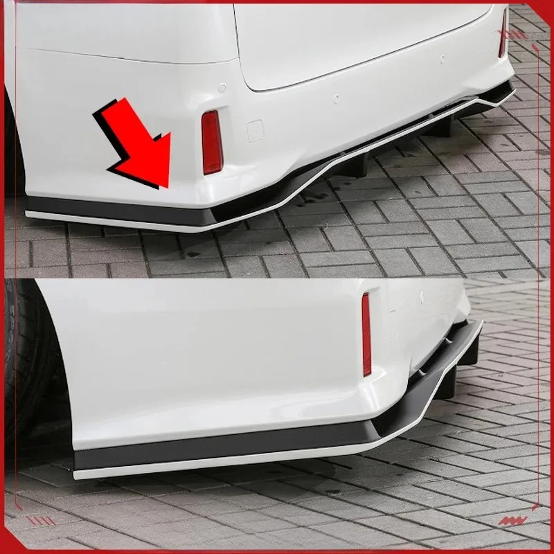 SAAR Compatible with Toyota 30 Series Vellfire AH30 Modification KUL Style Addition Rear Spoiler Lower Lip