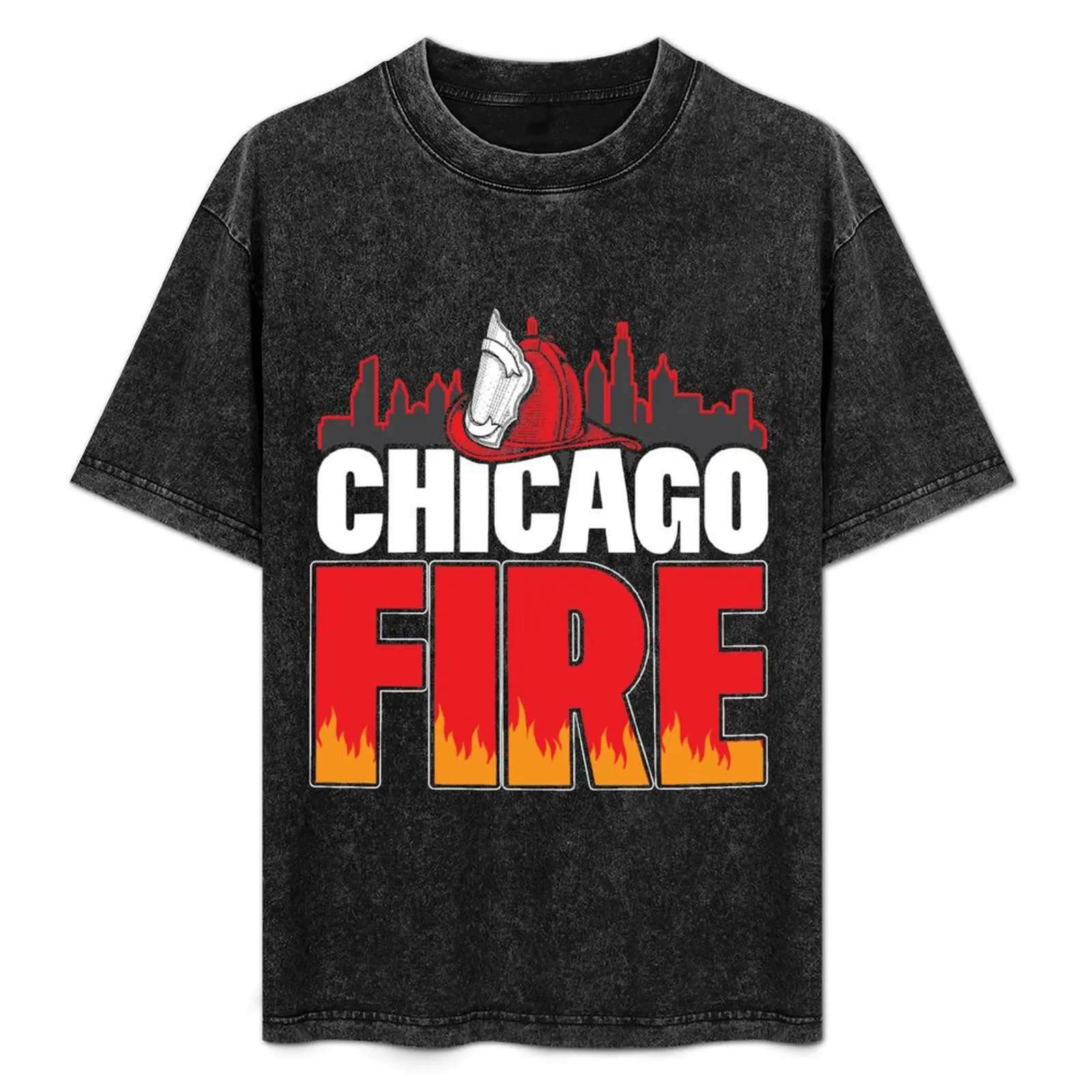 Camiseta ligera de talla grande del Departamento de Bomberos de Chicago, Chicago CFD, Chicago EMT, Squad, Truck