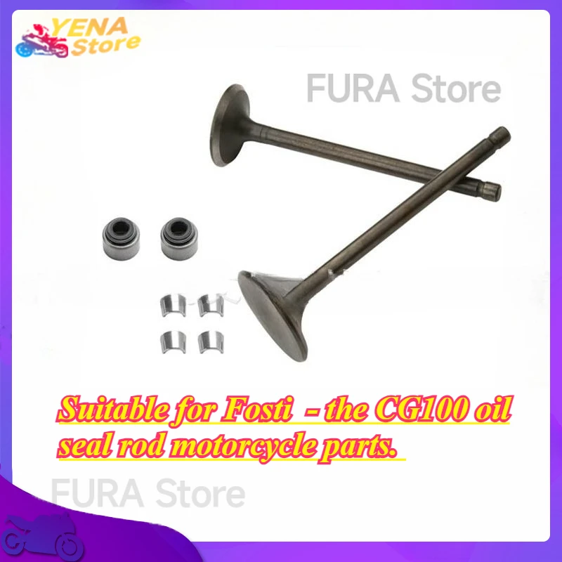 

The motorcycle engine valves are suitable for Fosti - the CG100 oil seal rod motorcycle parts.