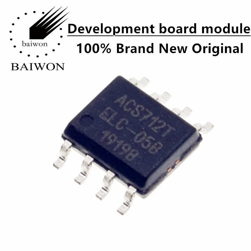 ACS712ELCTR-05B-T ACS712T ELC-05B Current Sensor 5A Open Loop Current Sensor AC/DC Current 5V 8-Pin SOIC N T/R