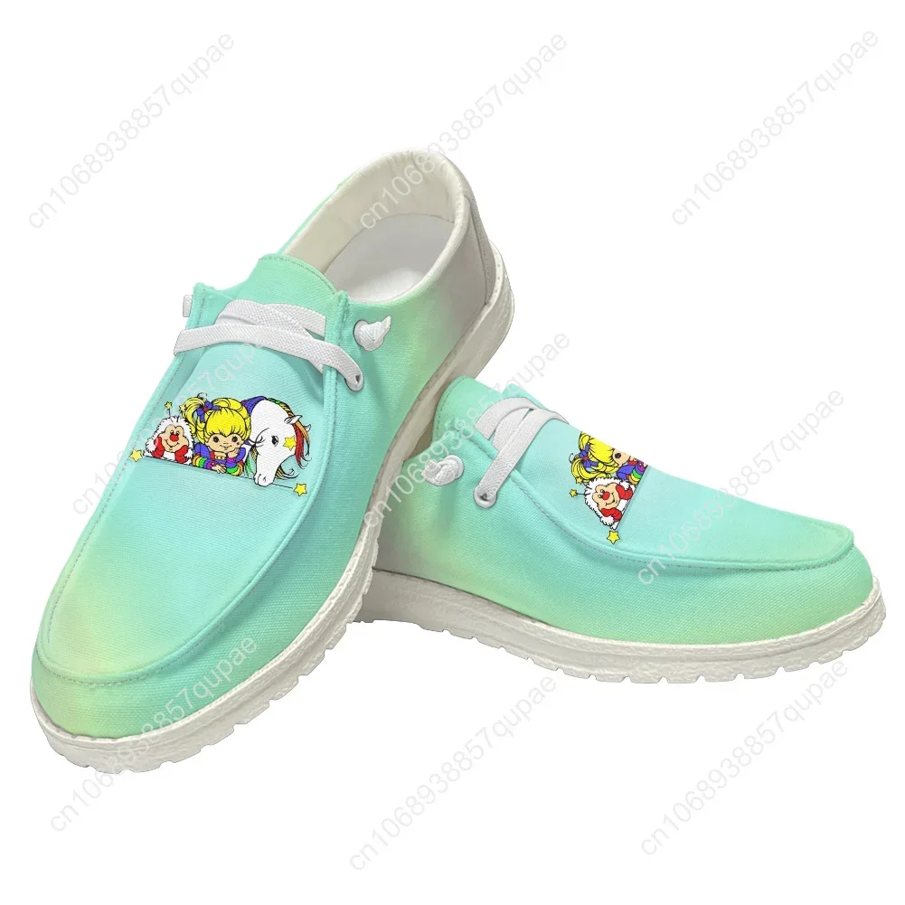 Rainbow Brite Casual Shoes Men Woman Cartoon Anime Flat Shoe Breathable Indoor Outdoor Lightweight Footwear Couple Custom Made