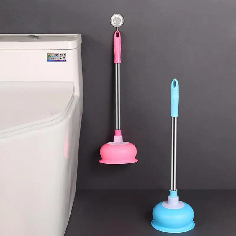 Plungers for Bathroom Bathroom Plunger with Strong Suction Drain Unclogger Tool Hangable Clogged Toilet Solutions for Kitchen