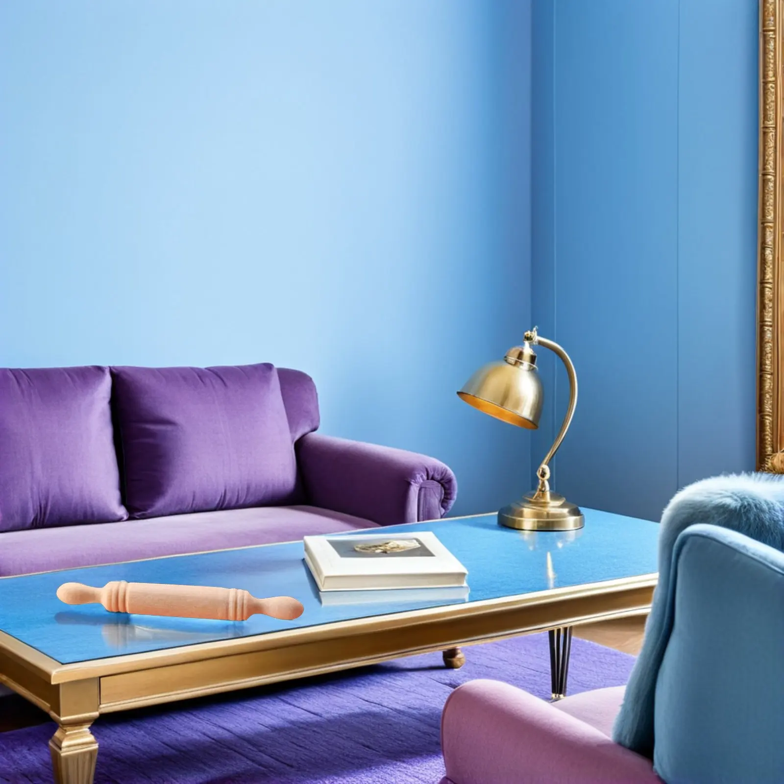 

30Pcs Miniature Wood Rolling Pin Smooth Finish Small Kitchen Utensils for Toddler Creative Play Dollhouse Food Accessories Set