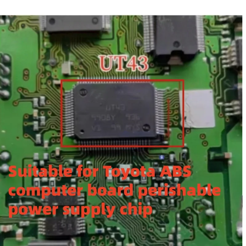 

1PCS/LOT UT43 for ADVICS UT40 automotives ABS ESP chip for Toyota ABS computer board perishable power supply chip