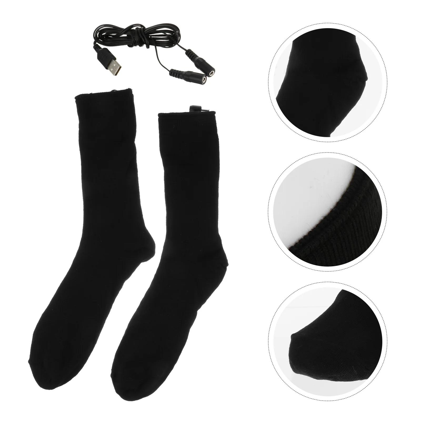 

Rechargeable Heated Socks Electric Man Batteries Heaters for Indoor Use Cotton