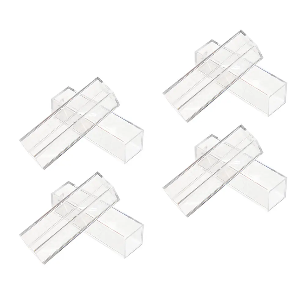 8Pcs Plastic Cuvettes Clear Transparent Mini Small Standard for Laboratory Experiment Accurate Precise Plastic Cuvettes