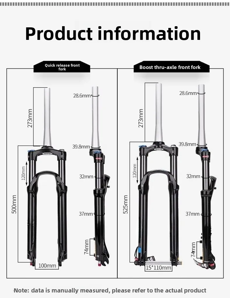 33mm Hydraulic Shock Absorber Front Fork Support Disc Brake For Electric Tricycle Repair