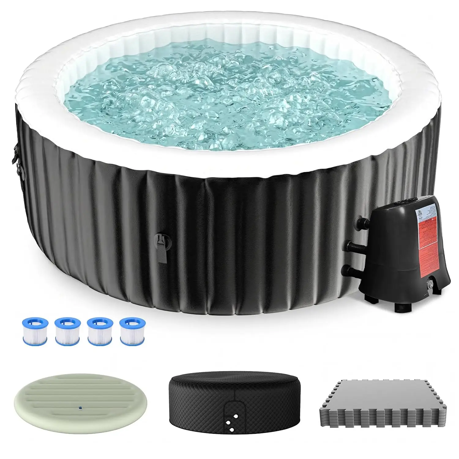 2-4 Person Inflatable Hot Tub, 71