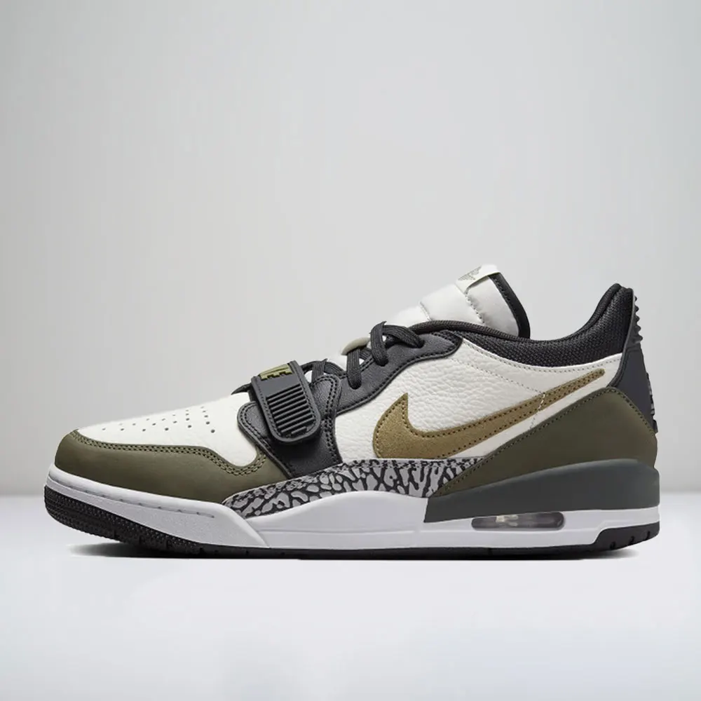 حذاء Nike Jordan Legacy 312 Low للجنسين متعدد الاستخدامات لأداء المحكمة ونمط الشارع خارج المحكمة CD7069-120